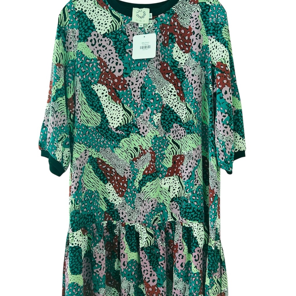 Colorful Patterned Women's Dress